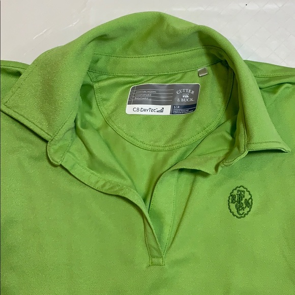 Cutter & Buck green sleeveless golf shirt size S - Picture 2 of 3